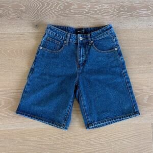 White Fox Denim Shorts Size XS Blue
